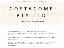 Tablet Screenshot of costacomp.com.au